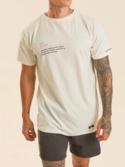 OVERSIZE T-SHIRT COSTEÑO QUOTES "GUARO" - BLANCO