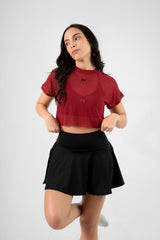 IFW MESH CROP TOP VINO