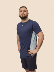 HUMAN T-SHIRT AZUL