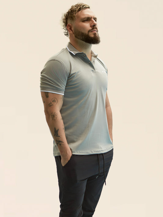 LINE POLO SHIRT GRIS