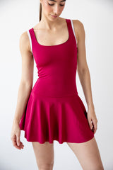 VESTIDO FIONNA VINO TINTO