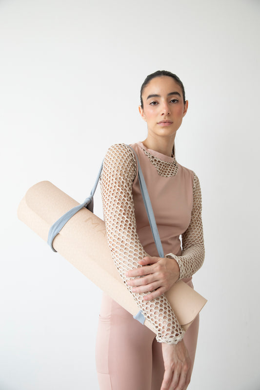 LONG SLEEVE MONSTERA BEIGE