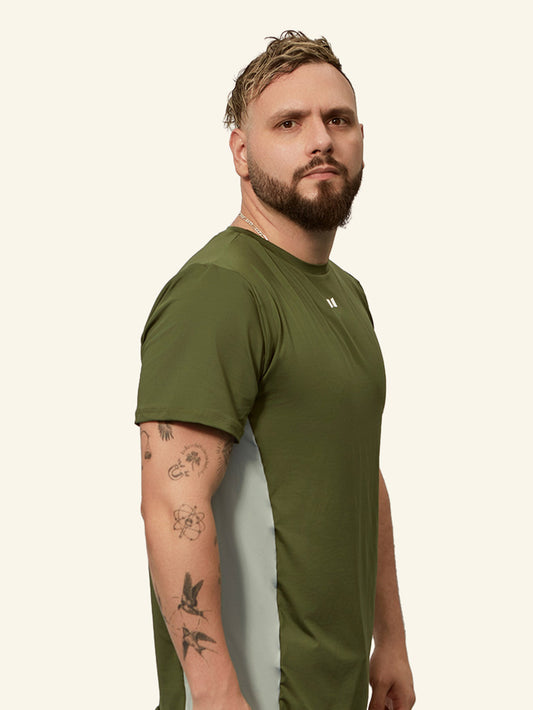 HUMAN T-SHIRT VERDE