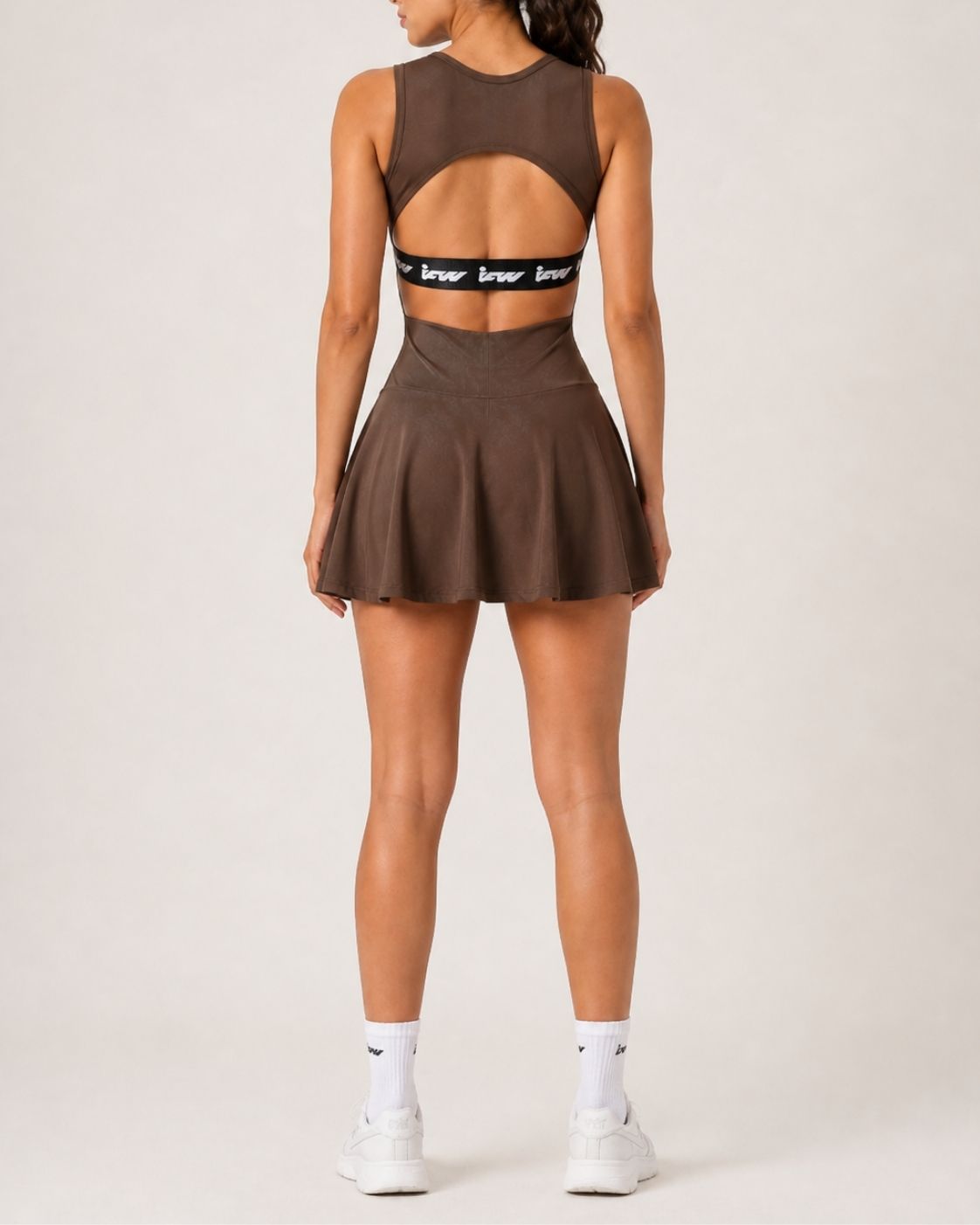 BAND ACTIVE DRESS MOCCA