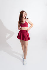 SKIRT FITTONIA VINO TINTO
