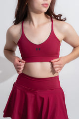 SKIRT FITTONIA VINO TINTO