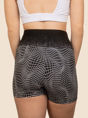 ACTIVE SHORT VENUS ESTAMPADO NEGRO