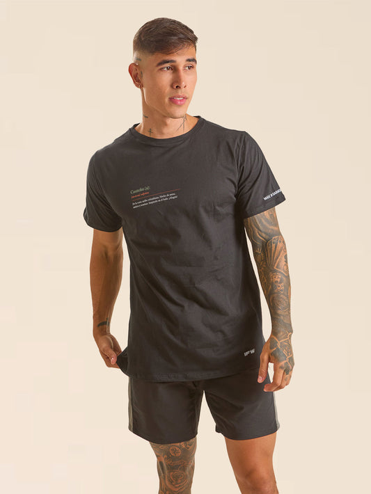 OVERSIZE T-SHIRT COSTEÑO QUOTES "COSTEÑO" - NEGRO