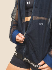 MESH JACKET - AZUL TURQUI