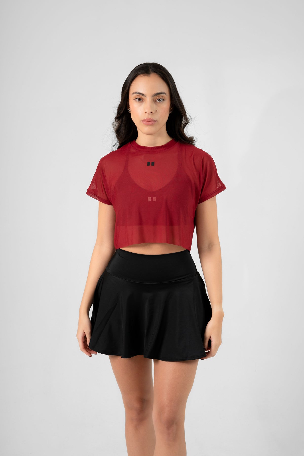 IFW MESH CROP TOP VINO
