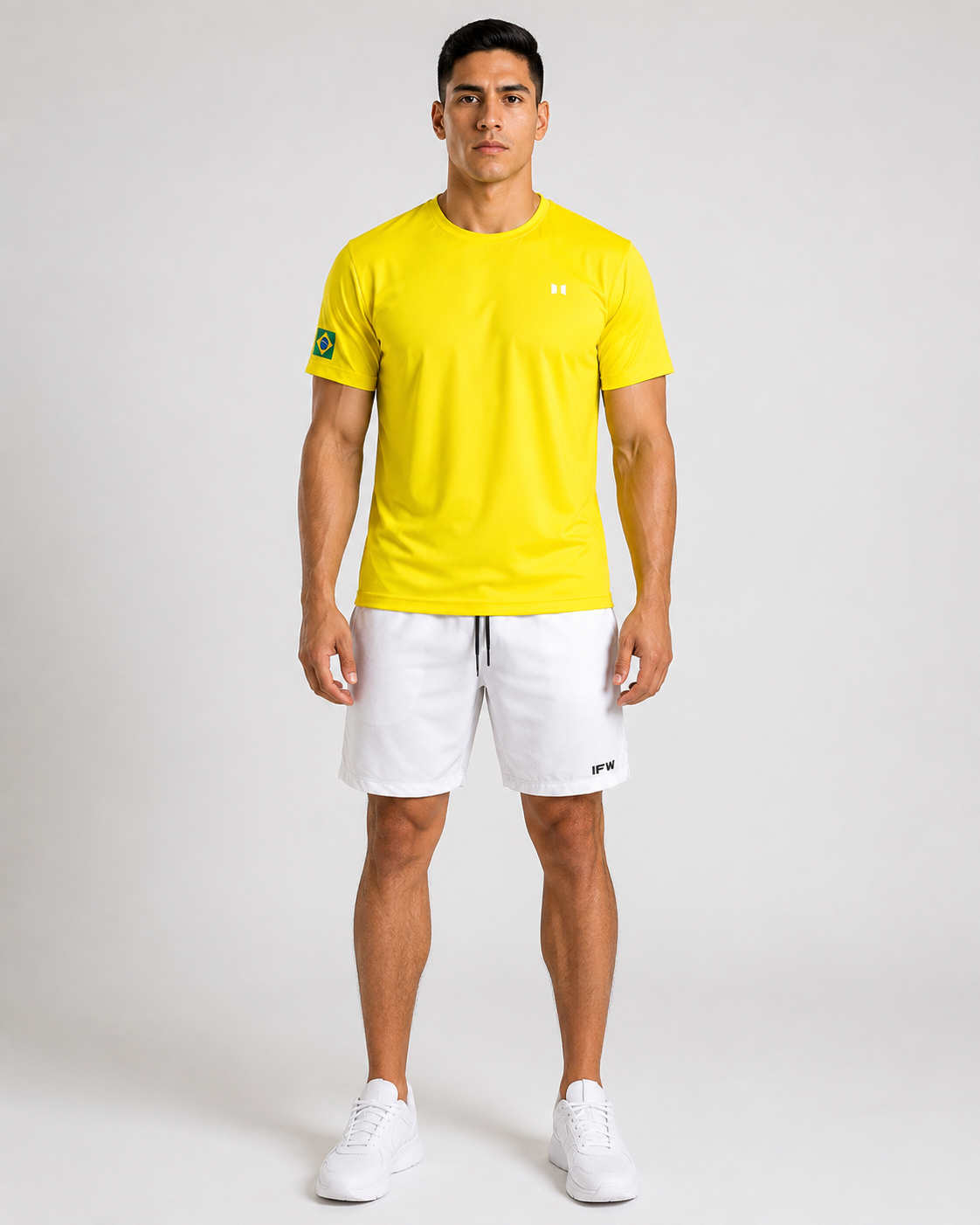 PACK: CAMISETA AMARILLA + BERMUDA BLANCA