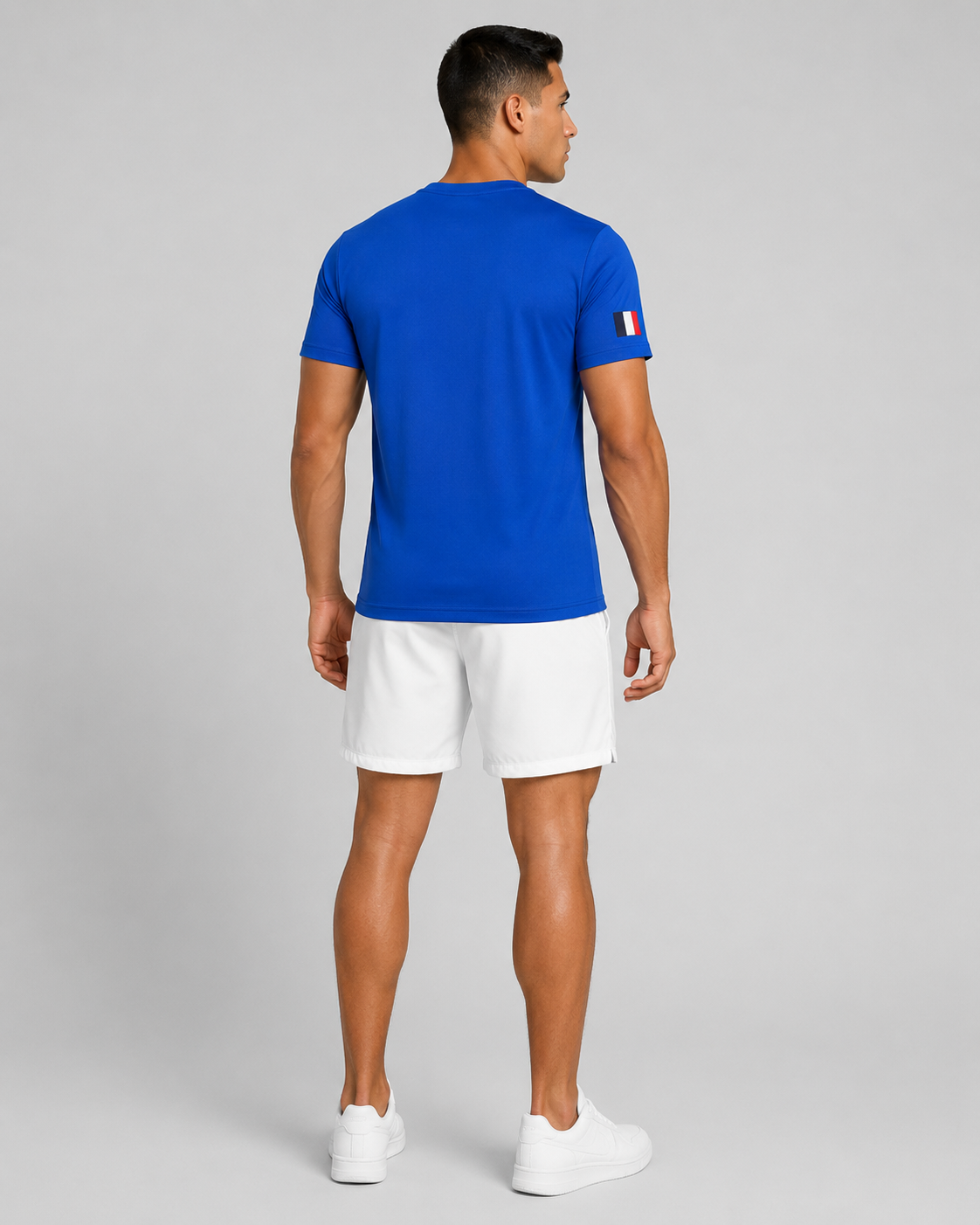 PACK: CAMISETA AZUL + BERMUDA BLANCO