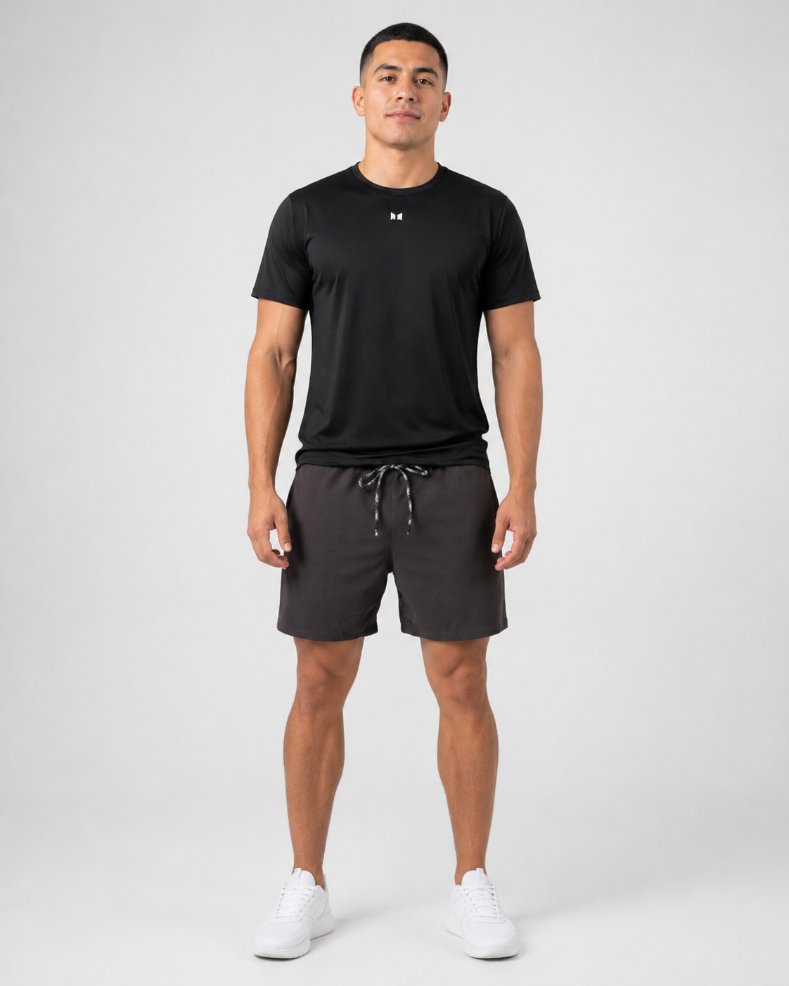 PACK BERMUDA GRIS + CAMISETA NEGRO S