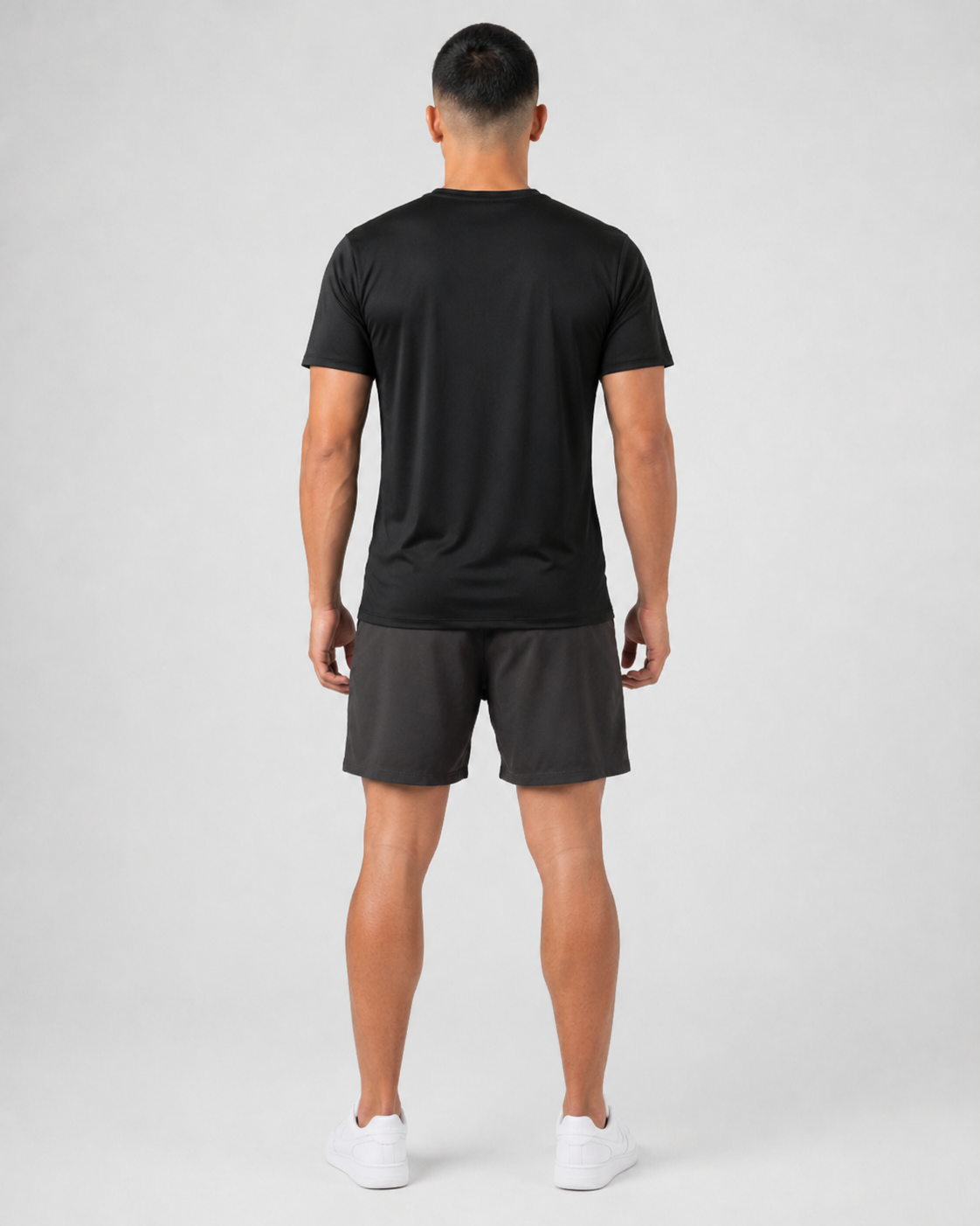 PACK BERMUDA GRIS + CAMISETA NEGRO S