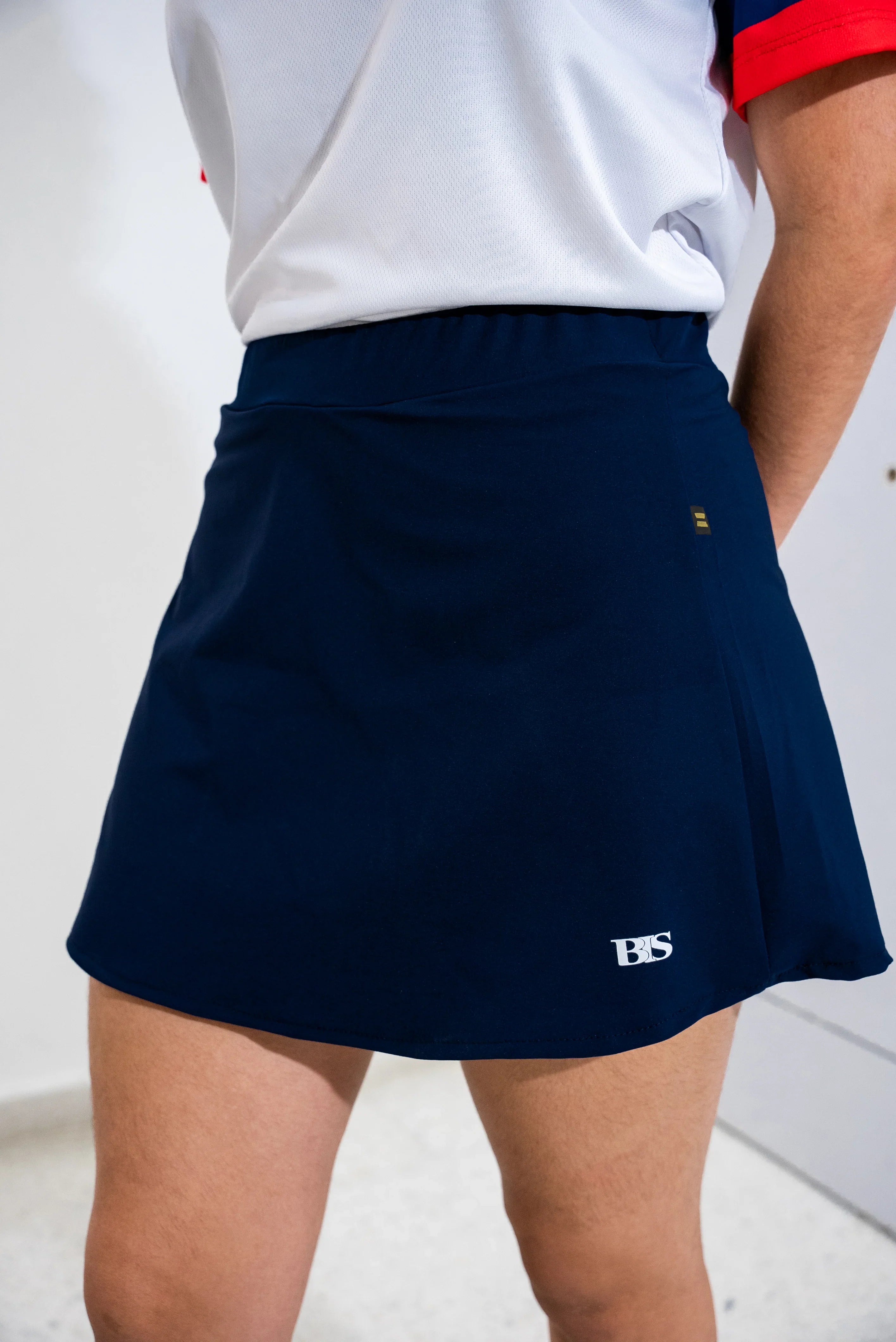 FALDA BIS AZUL TURQUI