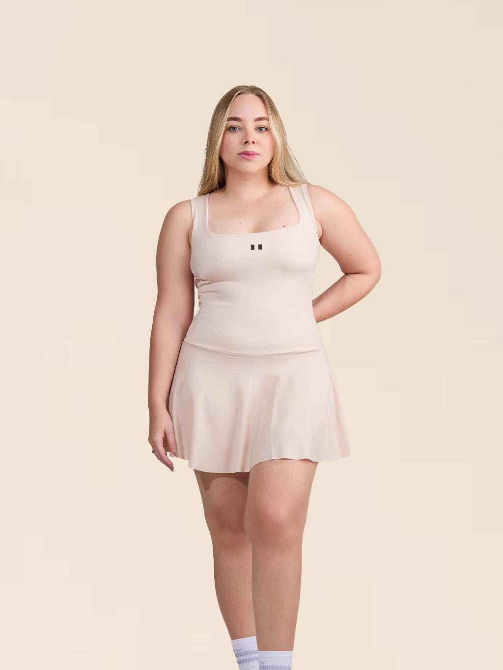 VESTIDO FIONNA CAMEL