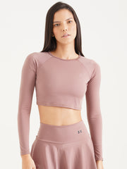 LONG SLEEVE TOP MOCCA