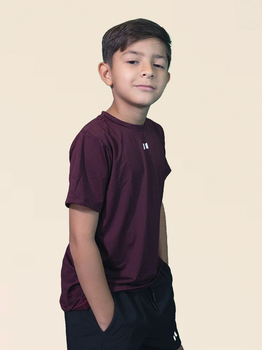 MINI CAMISETA KIDS CLUB - VINOTINTO