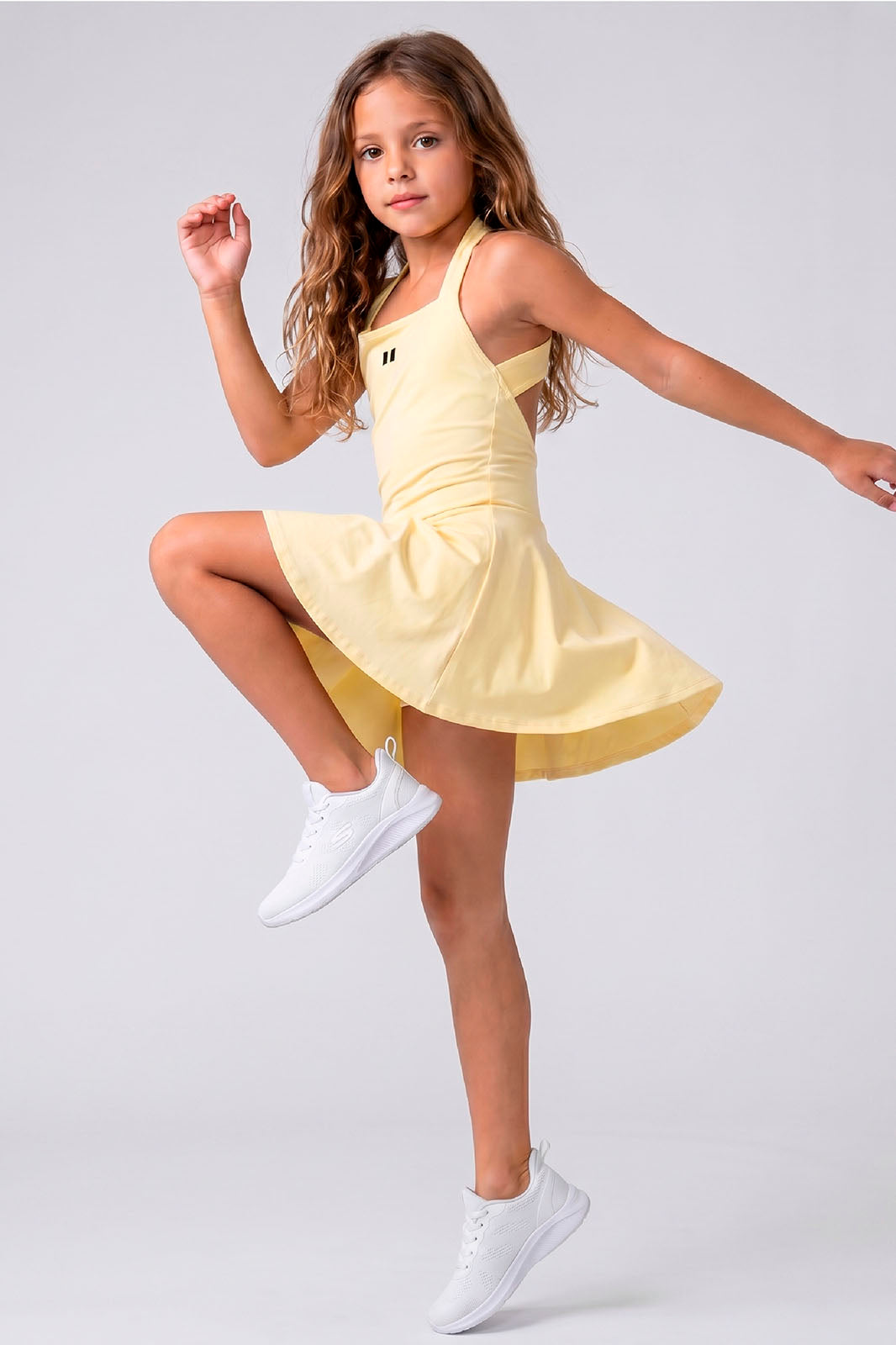 MINI TIFFANY DRESS SOFT YELLOW