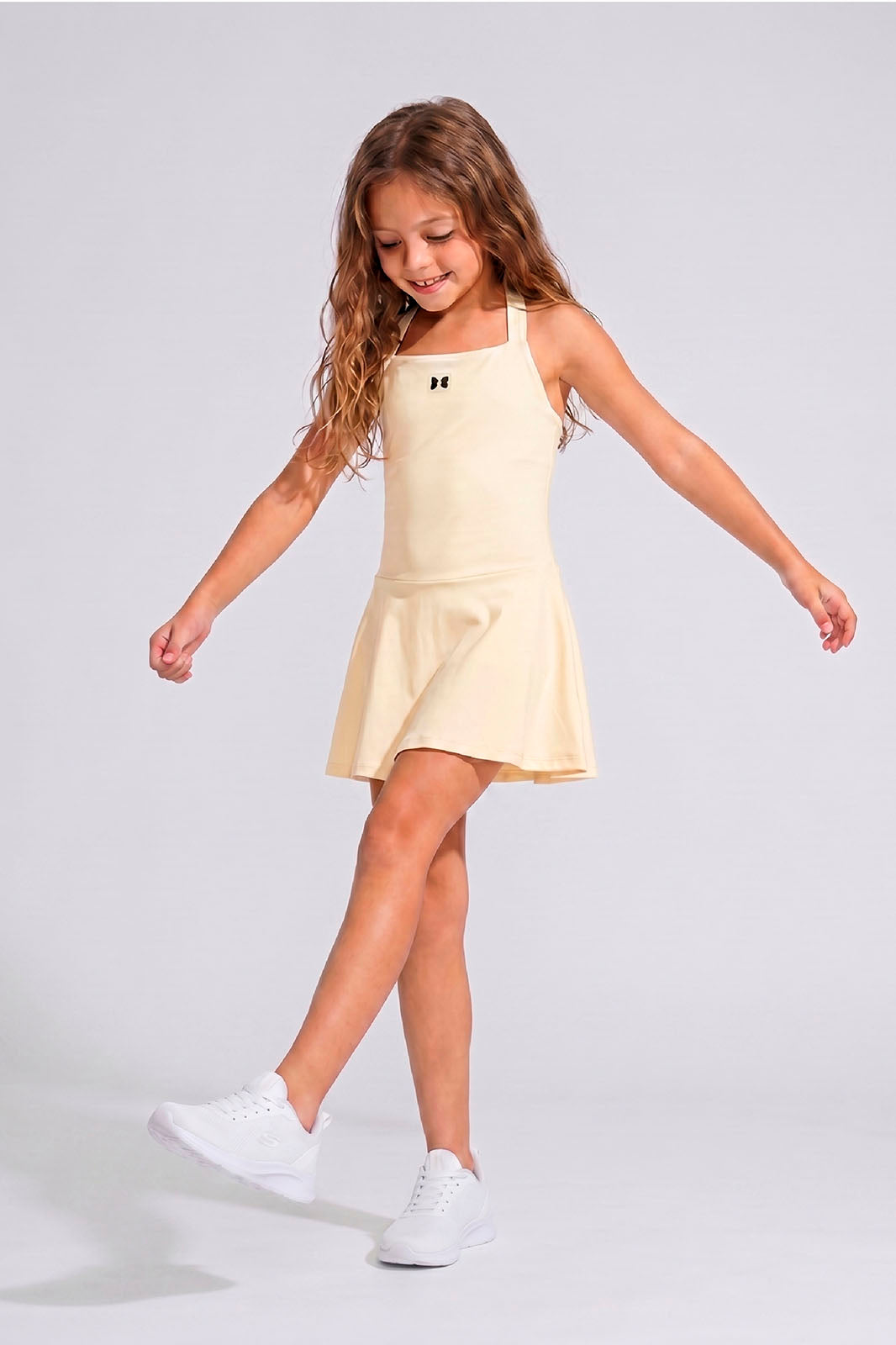 MINI TIFFANY DRESS SOFT YELLOW