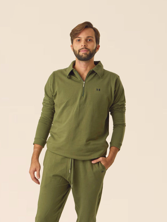 SET JOGGER + SWEATER VERDE