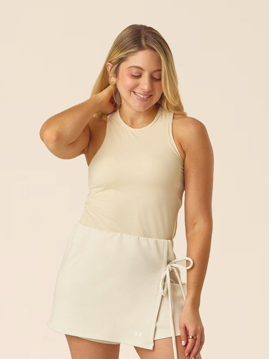 TANK TOP  BY PAME PEREZ - BEIGE