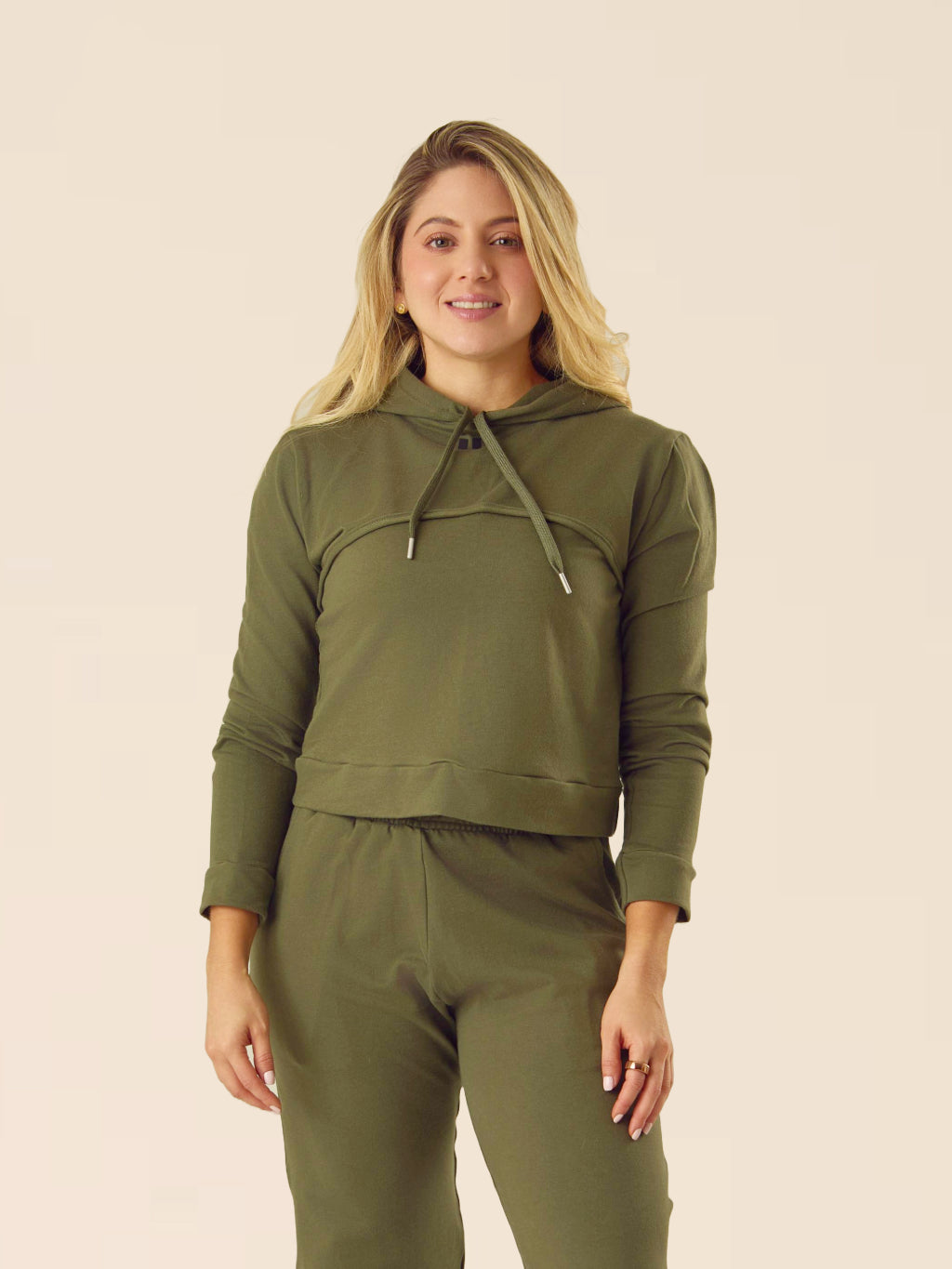 SET PANT + HOODIE VERDE