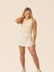 SKORT  BY PAME PEREZ - BEIGE