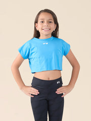 IFW MINI CROP TOP AZUL