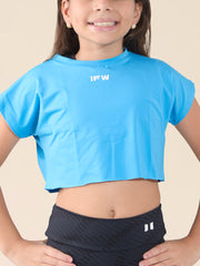 IFW MINI CROP TOP AZUL