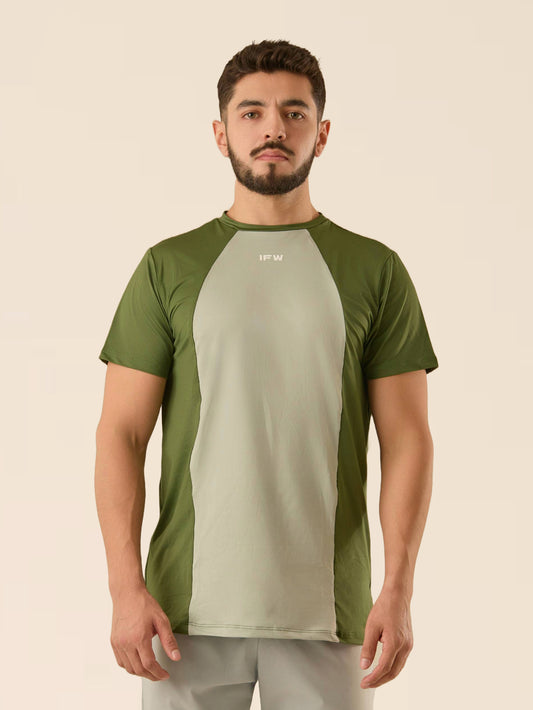 CREW T-SHIRT - VERDE OLIVO