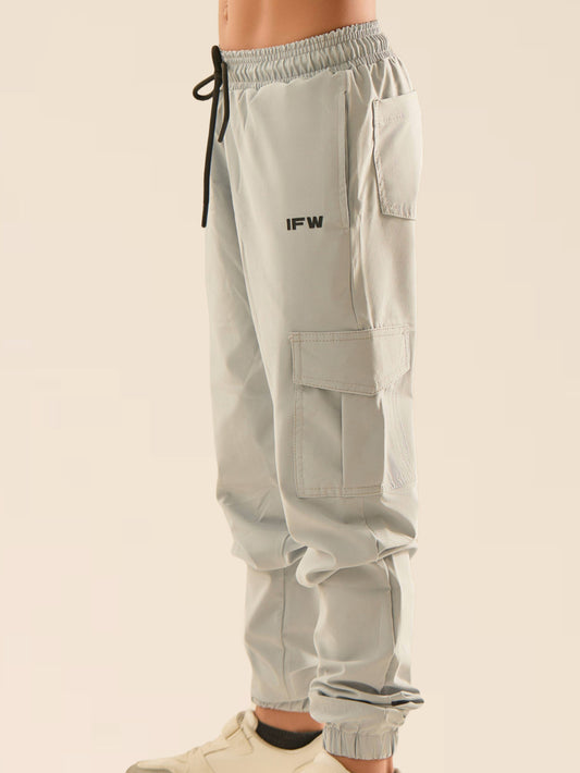 MINI CARGO PANT - GRIS (UNISEX)