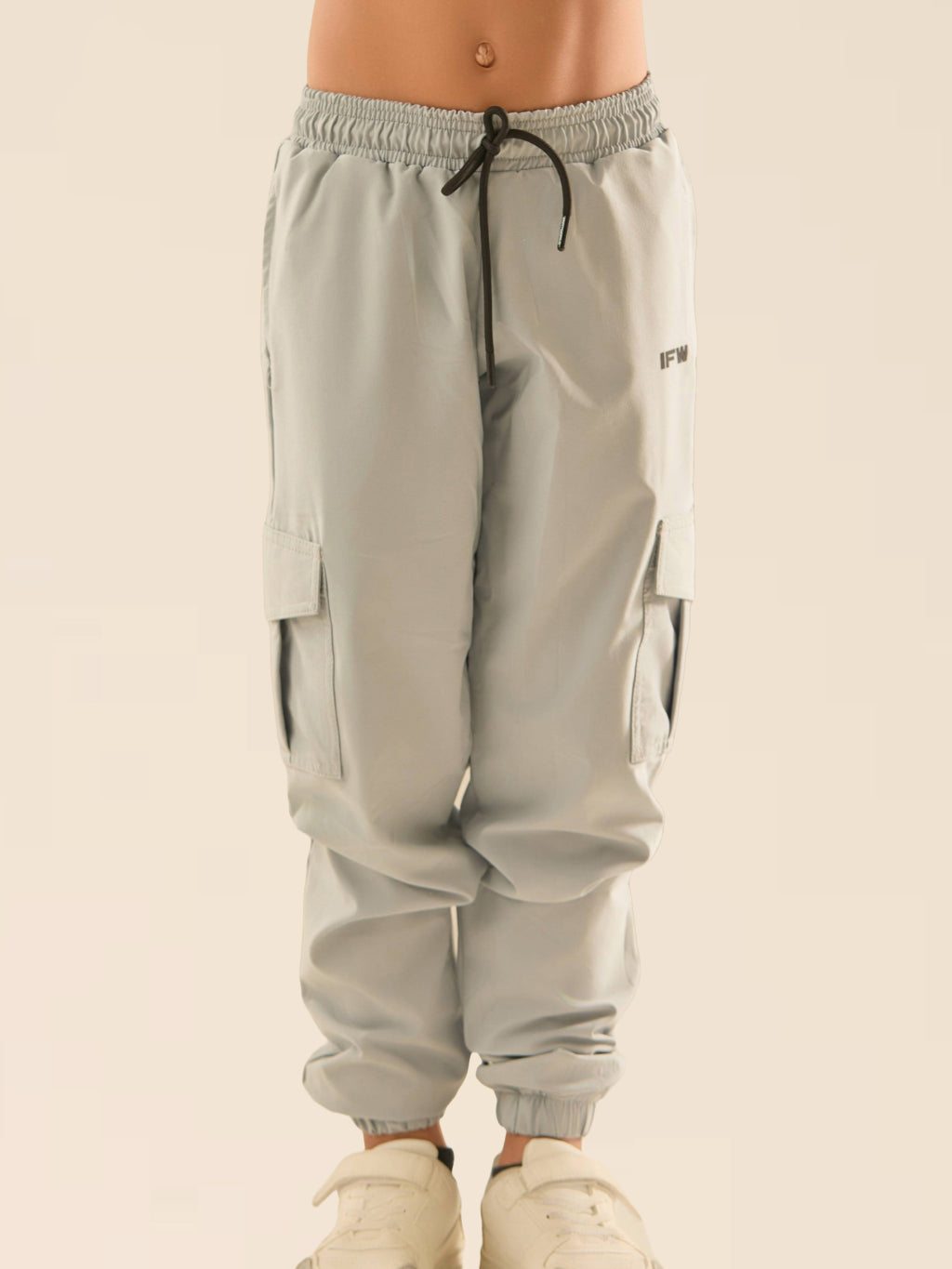 MINI CARGO PANT - GRIS (UNISEX)