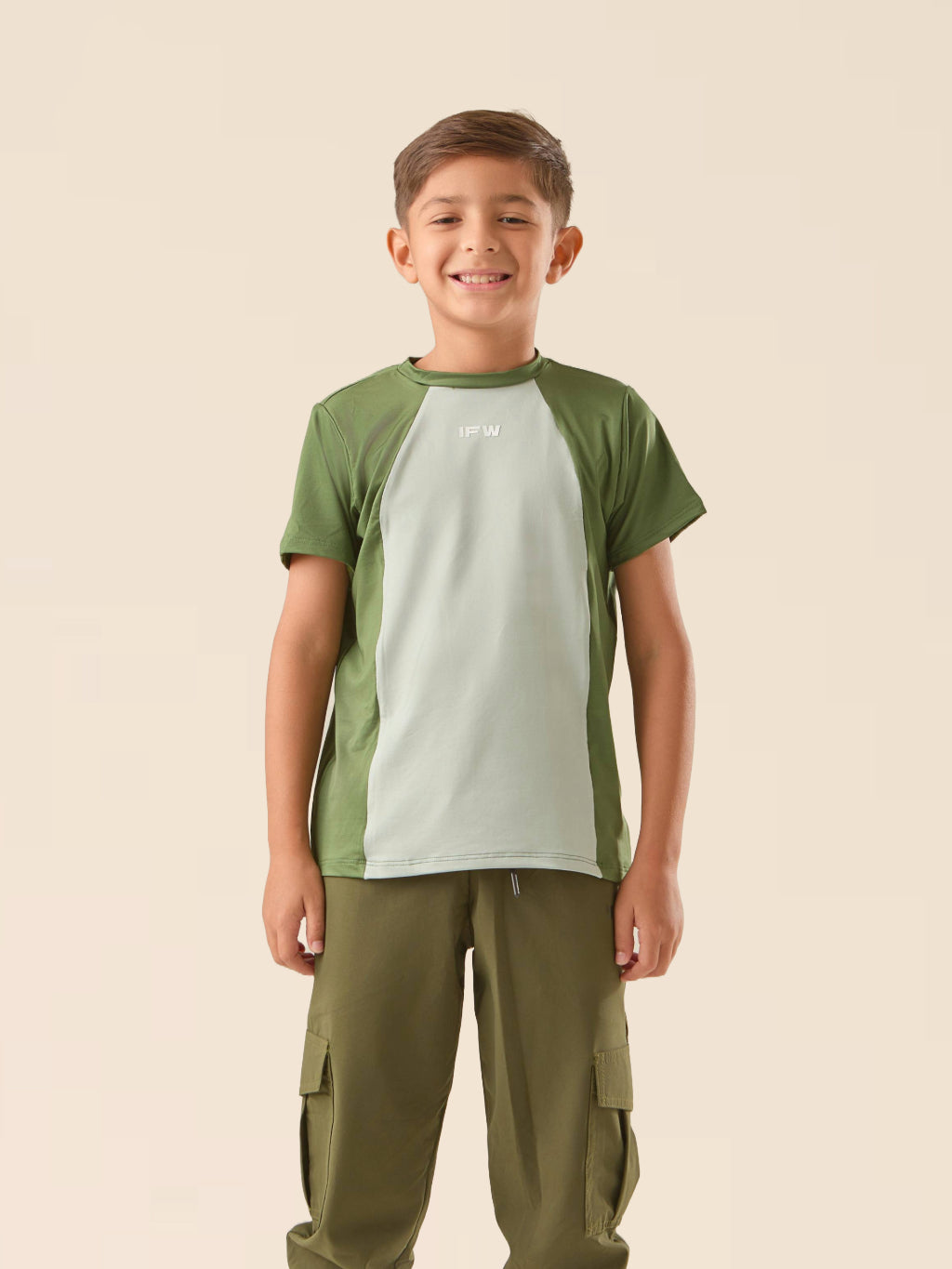 MINI CAMISETA CREW - VERDE