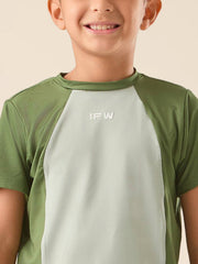 MINI CAMISETA CREW - VERDE