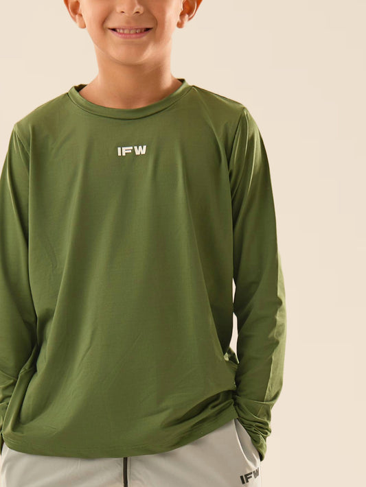 LONG SLEEVE ONE KIDS - VERDE