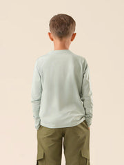 LONG SLEEVE ONE KIDS - PISTACHO