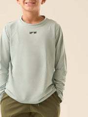 LONG SLEEVE ONE KIDS - PISTACHO