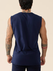 MUSCLE TANK - AZUL