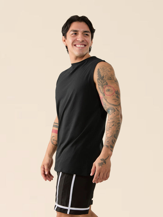 MUSCLE TANK - NEGRO