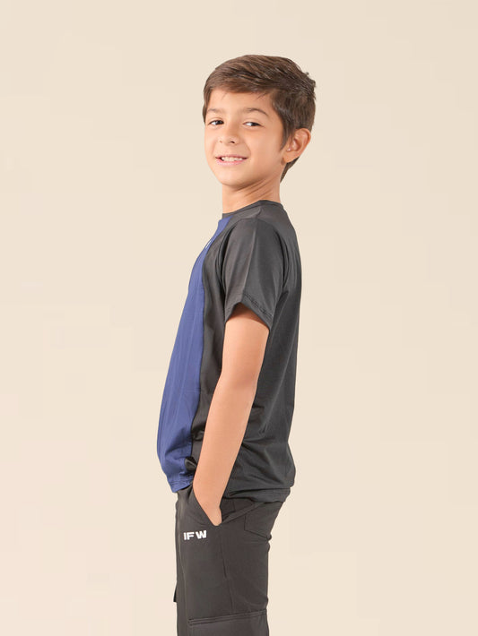 MINI CAMISETA CREW - NEGRO