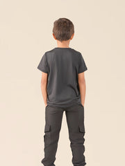 MINI CAMISETA CREW - NEGRO