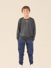 LONG SLEEVE ONE KIDS - NEGRO