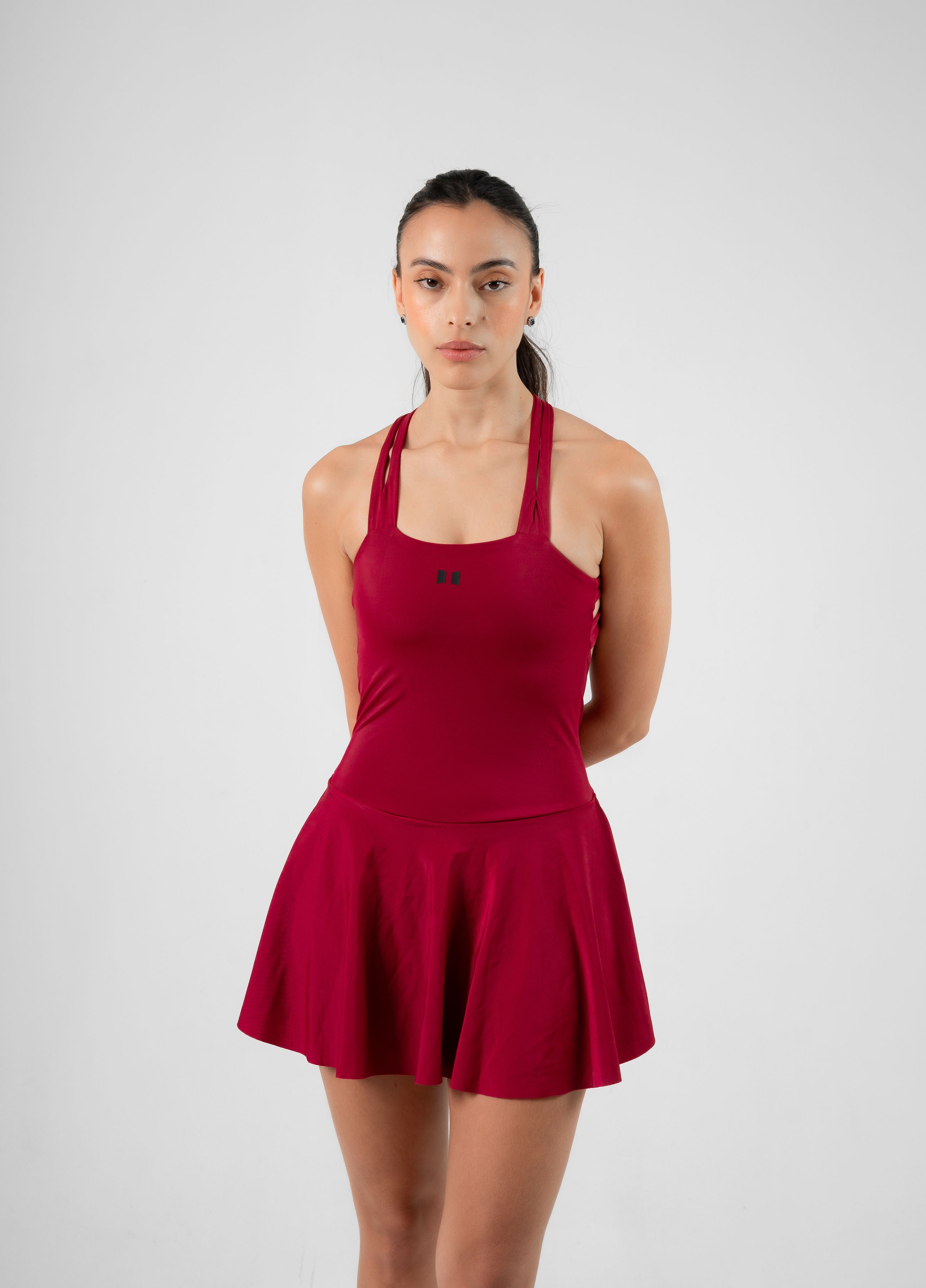 VESTIDO TIFFANY VINO TINTO
