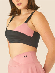 TOP ALICIA - BLACK AND PINK