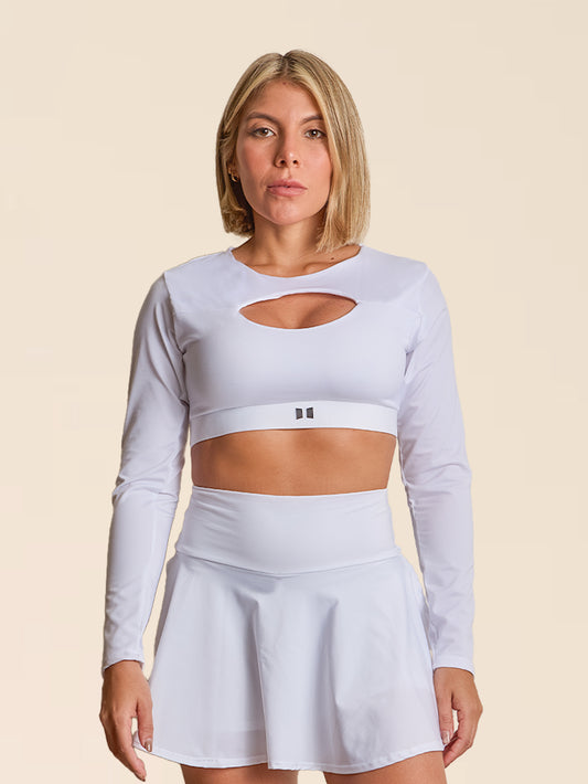 LONG SLEEVE FITTONIA BLANCO