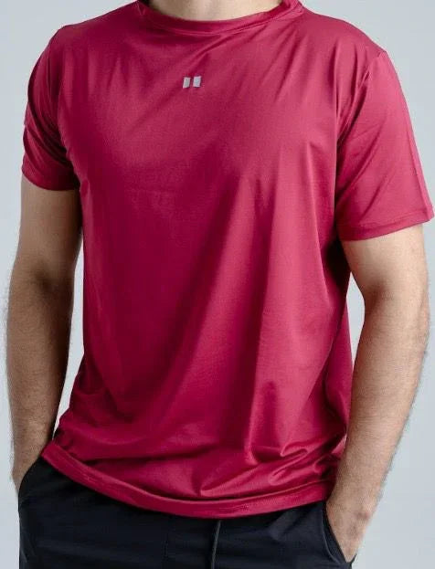 CAMISETA BASICA VINO TINTO