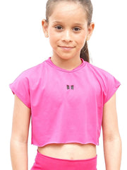 IFW MINI CROP TOP FUCSIA